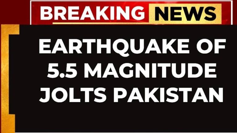 strong tremors pakistan