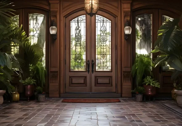 The-Joe-Rogans-House-Grand-Entrance-and-Its-Design-Elements